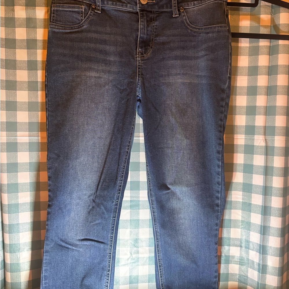 Maurices Dark Blue Straight Leg Jeans